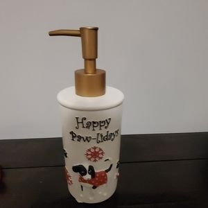 NWT PAW-LIDAYS SOAP DISPENSER